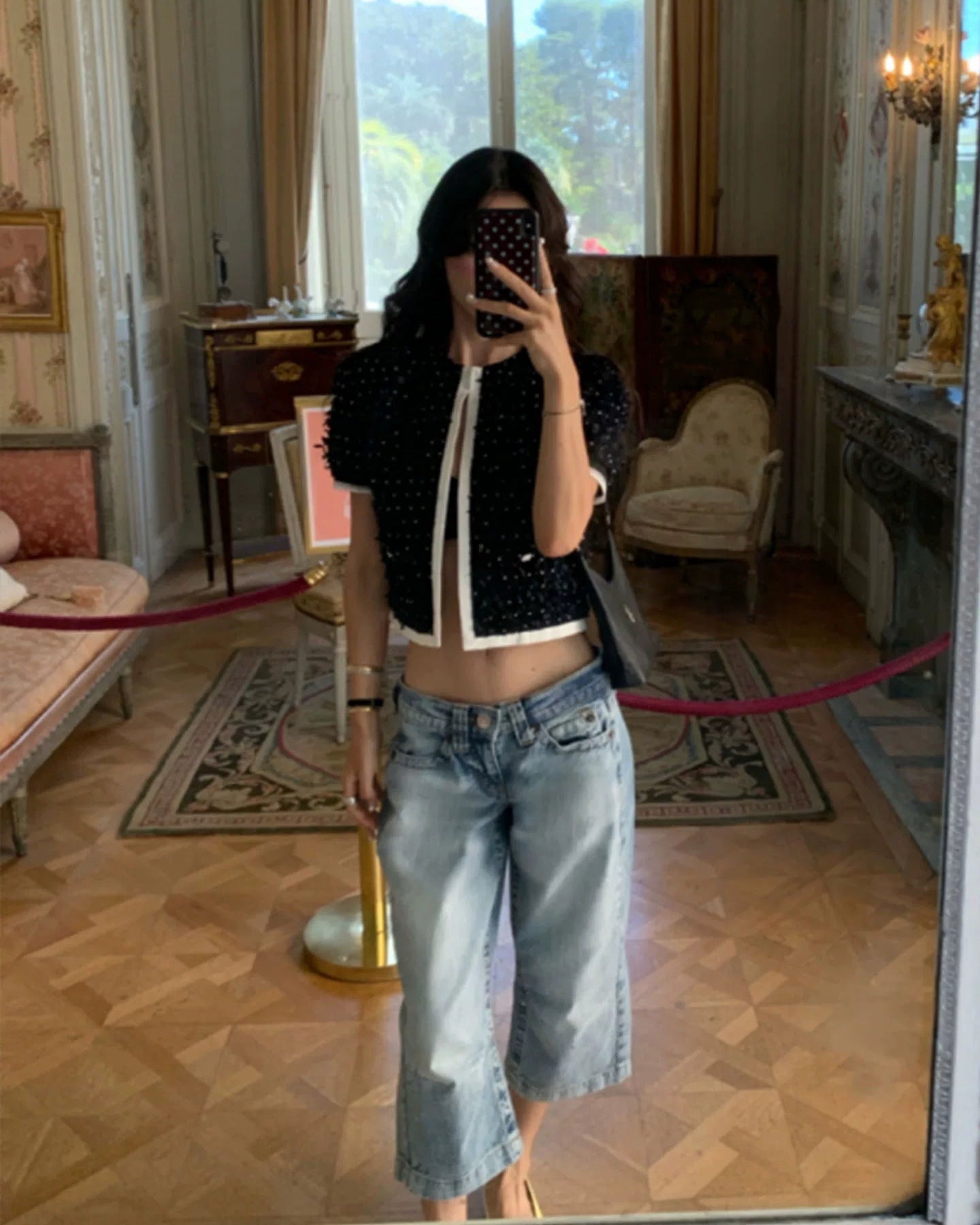 Elle | Capri Denim Pants