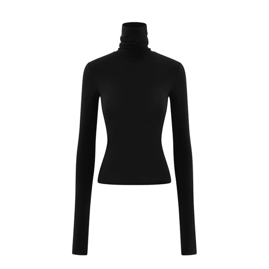 After Dark Lace Cutout Wool Top