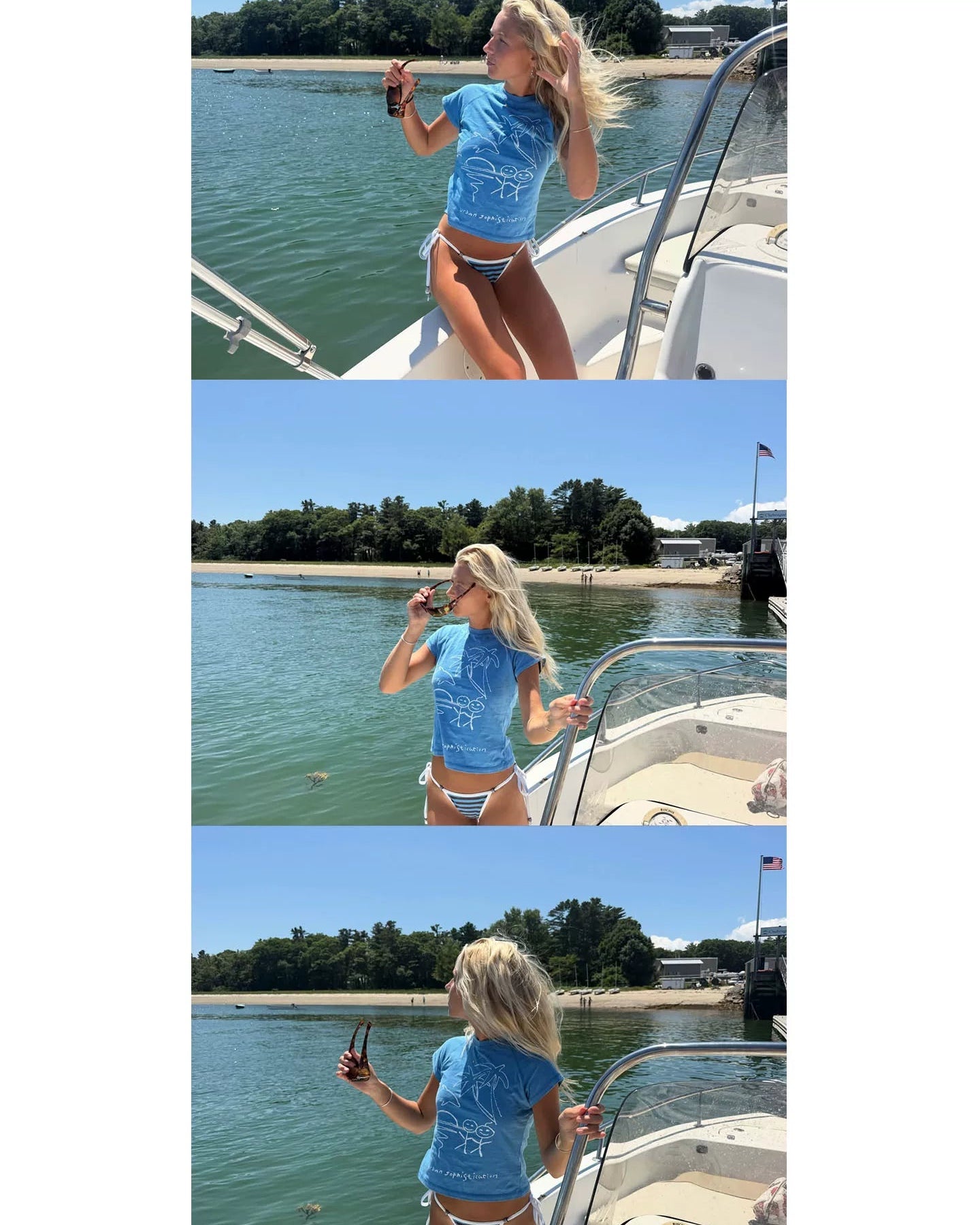 Elle | Beach Doodle Washed Tee