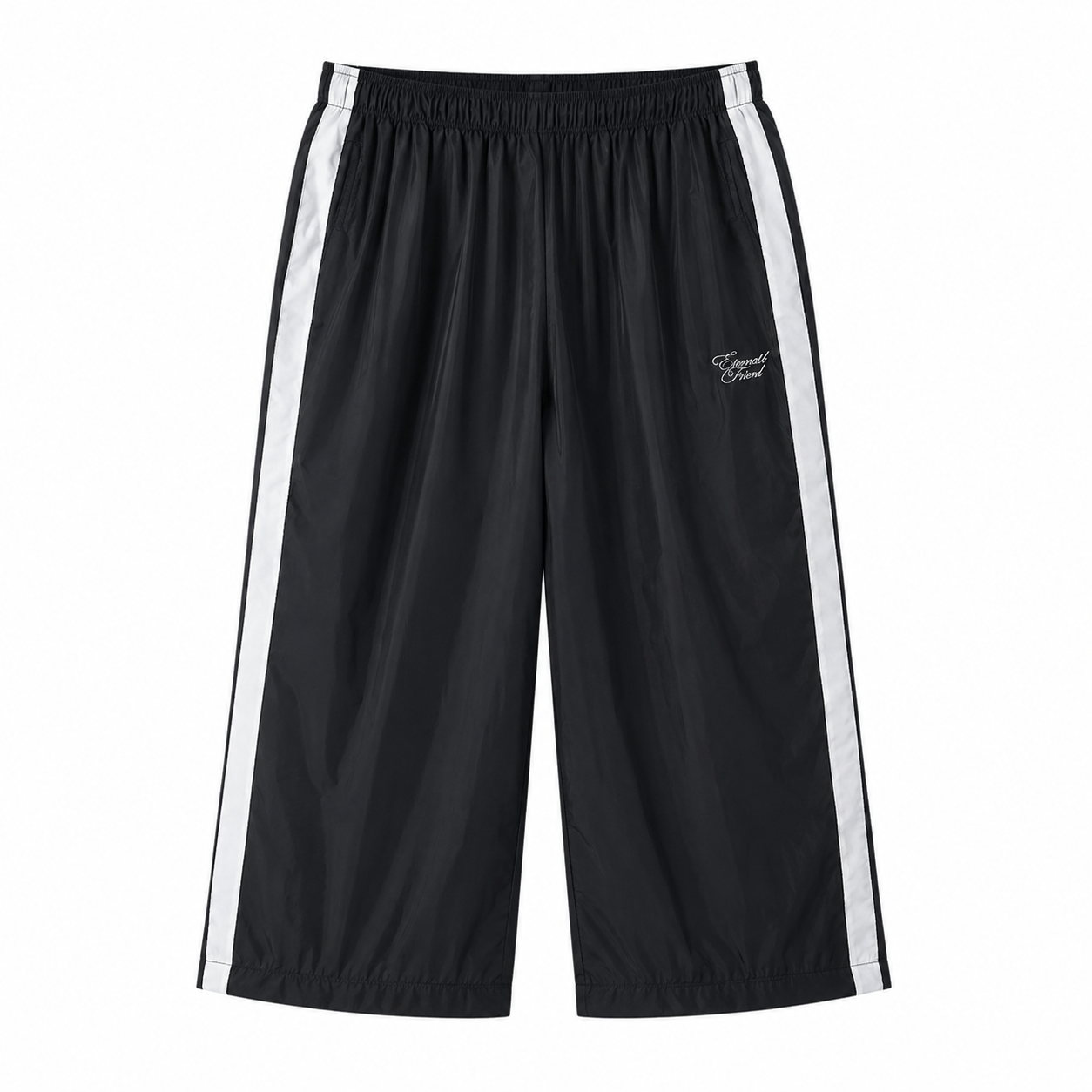 Elle | Contrast Stripe Capri Track Pants
