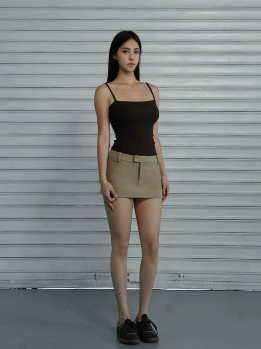Elle | Classic Ribbed Cami Tank