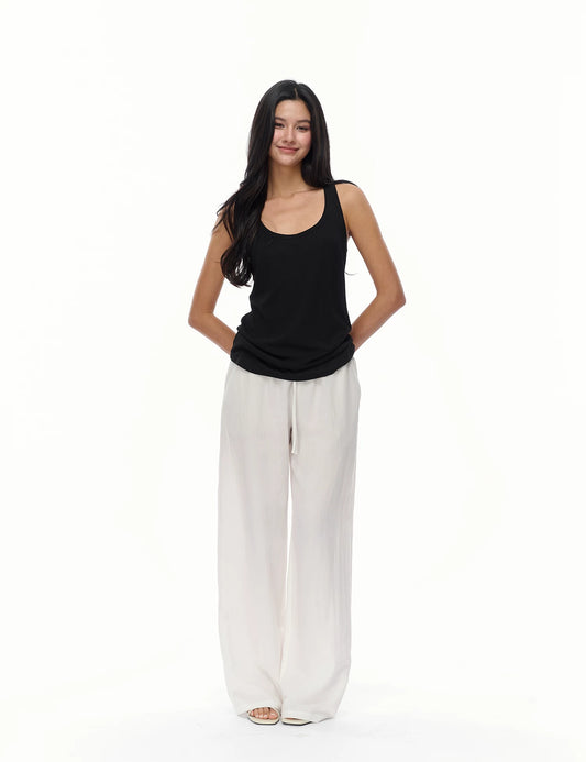 Elle | Linen Low-Rise Pants