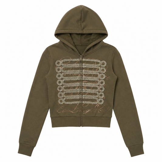 Elle | Napoleon Military Zip Hoodie
