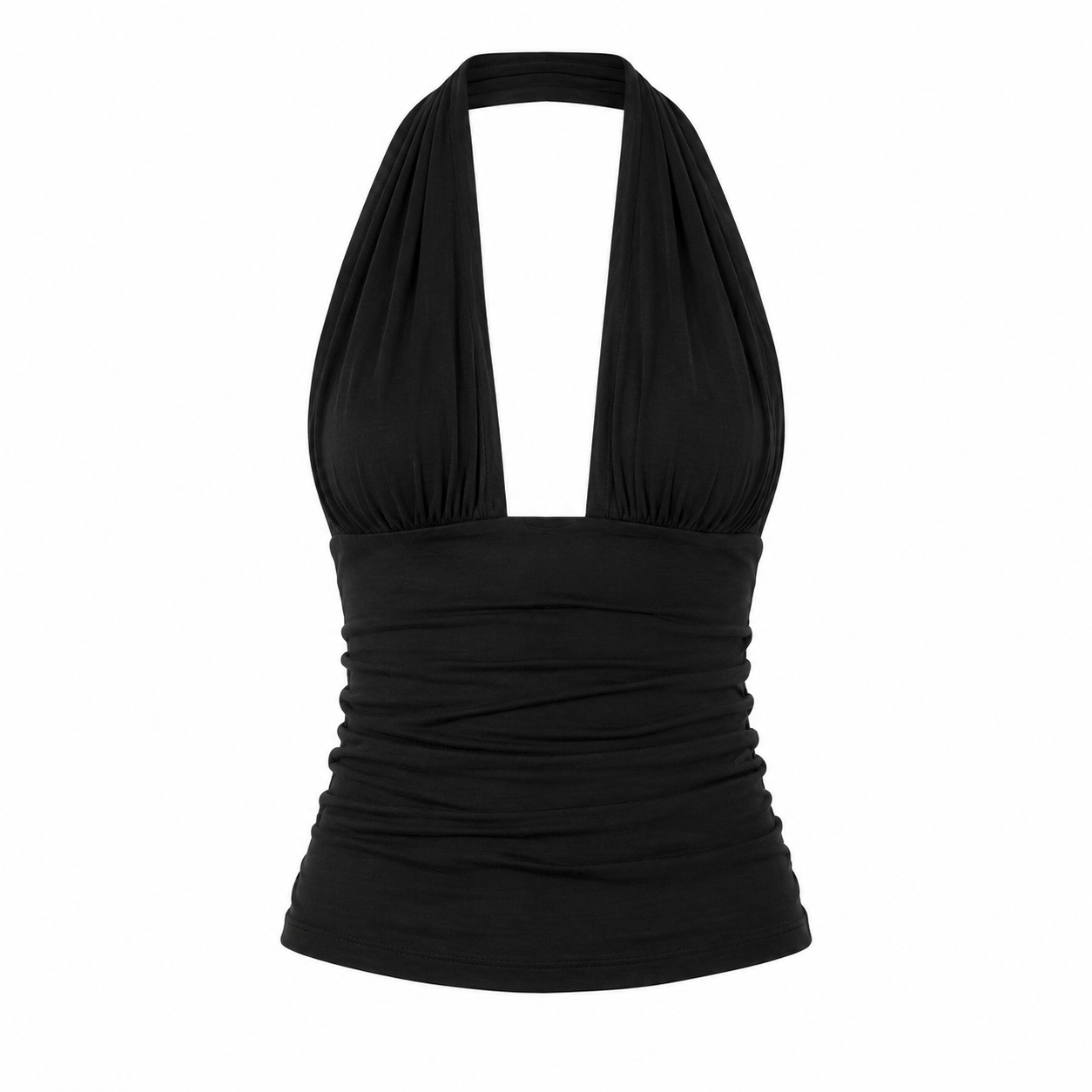 Elle | Smooth Stretch Halter Wrap Top
