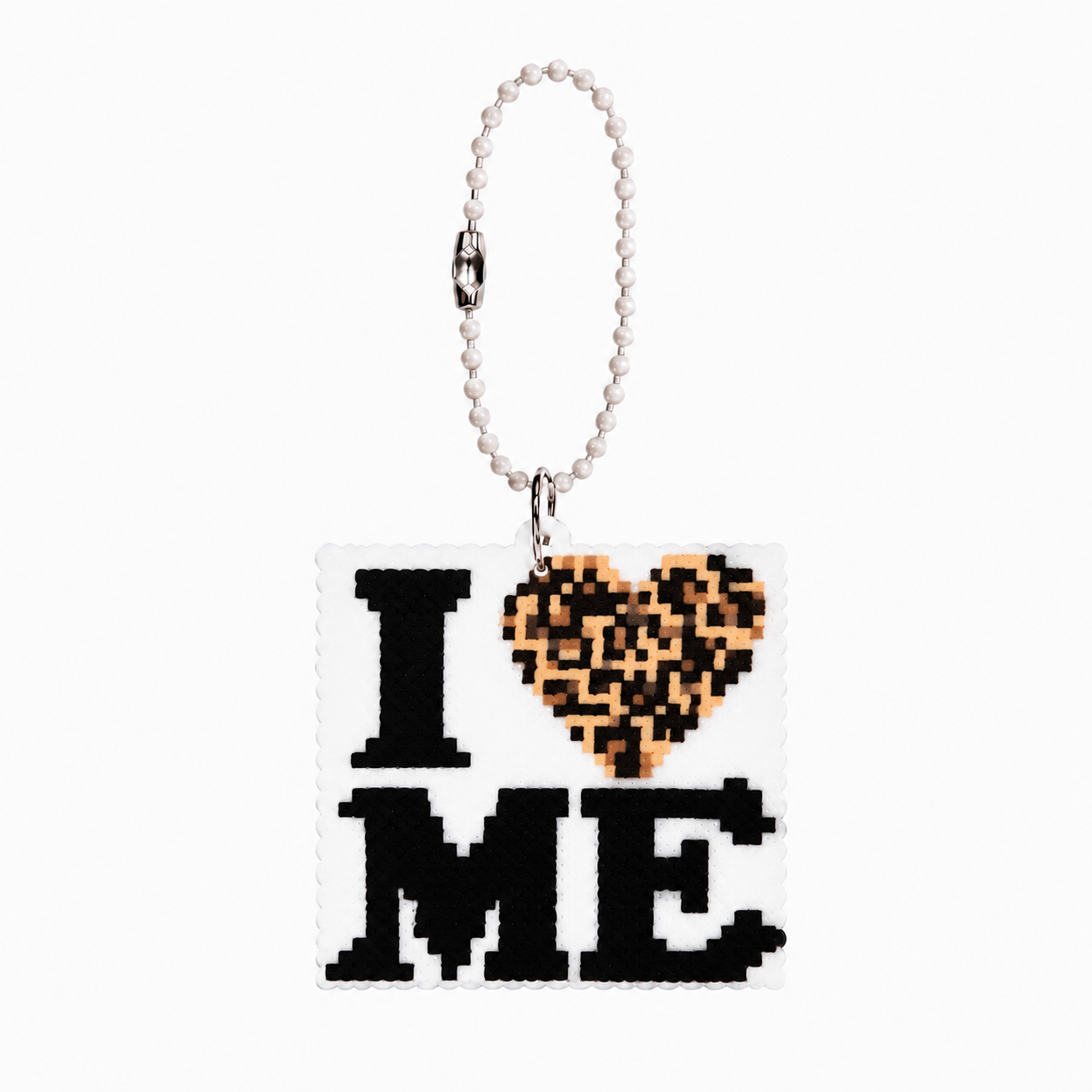 Elle Handmade | I ❤️ ME Handmade Pixel Bead Bag Charm