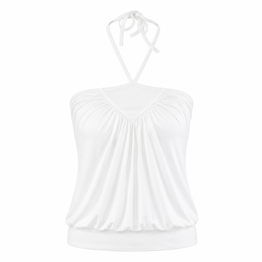 Elle | Isla Halter Ruched Top