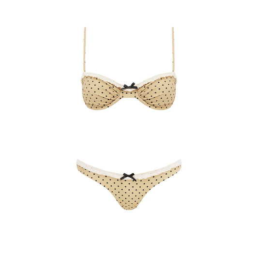 Elle | Jeanie Polka Dot Underwire Bikini Set