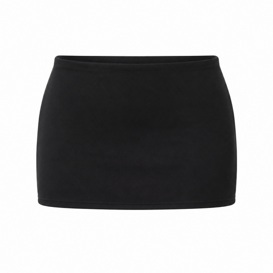 Low Rise Built-In Shorts Mini Skirt