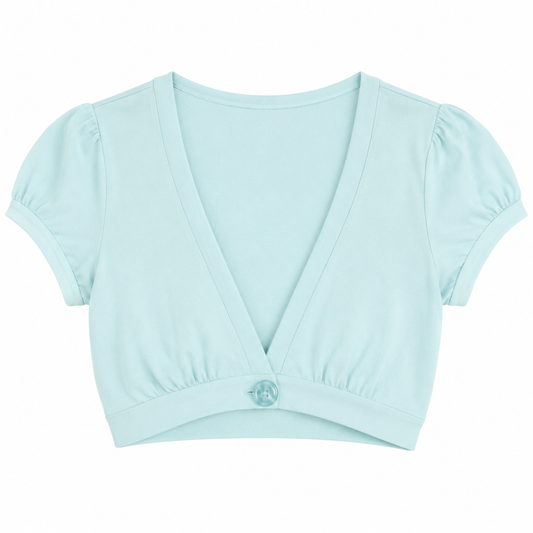 Elle | Mimi Cropped Button Top
