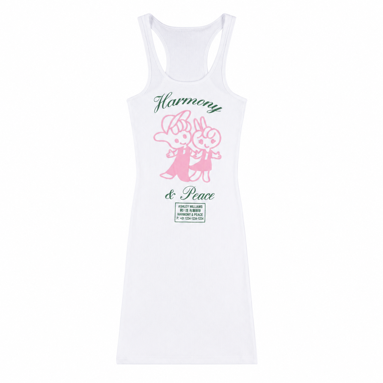 Elle | Sugar Print Racerback Tank Dress & Cami