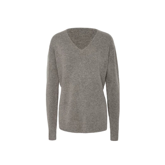 Soft Wool Blend V-Neck Sweater