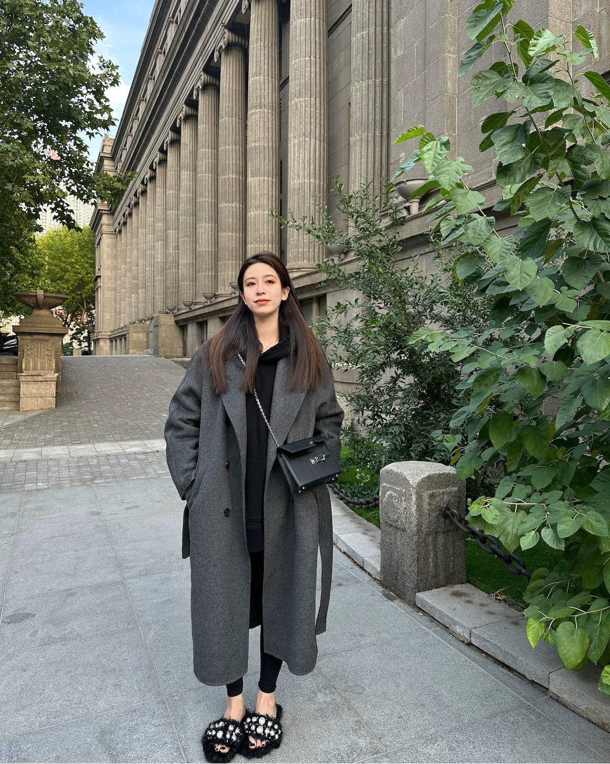 Zurich 100% Wool Double-Breasted Coat ——The coat that started Elle Curate.