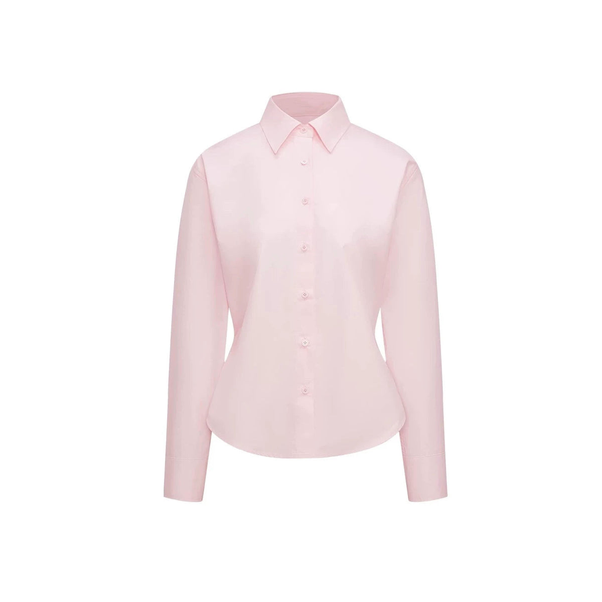 2-Way Tie-Waist Cotton Shirt