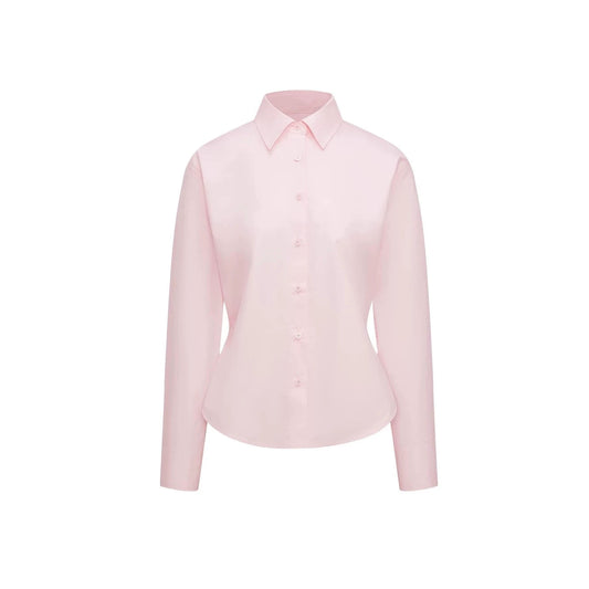 2-Way Tie-Waist Cotton Shirt