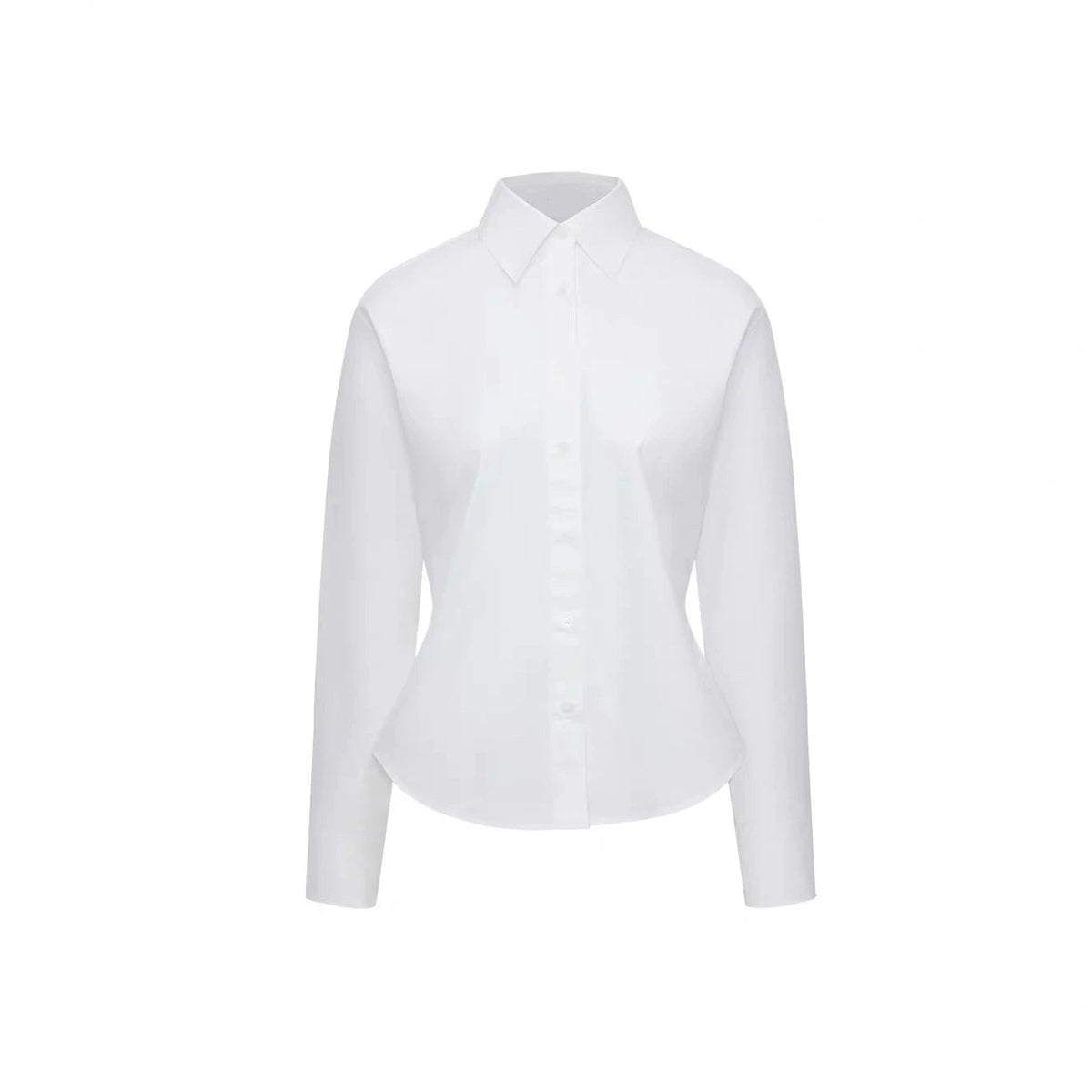 2-Way Tie-Waist Cotton Shirt