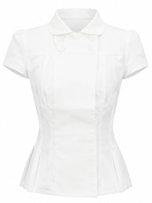 Elle Curate | Éloise Tailored Short Sleeve Top