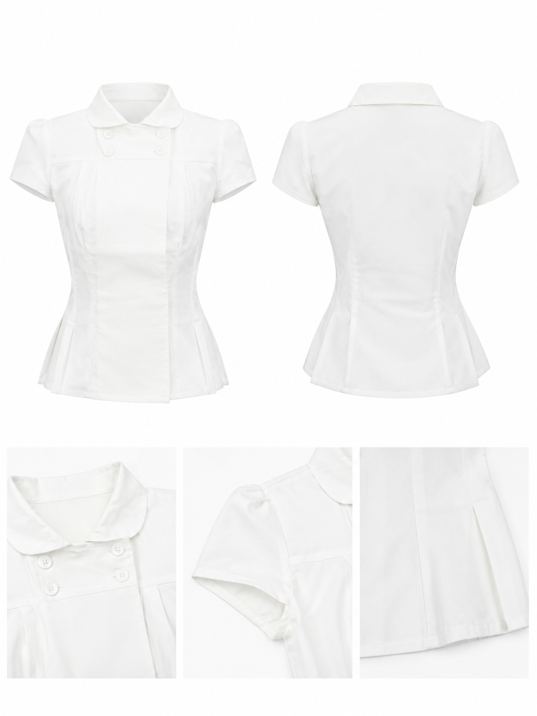 Elle Curate | Éloise Tailored Short Sleeve Top