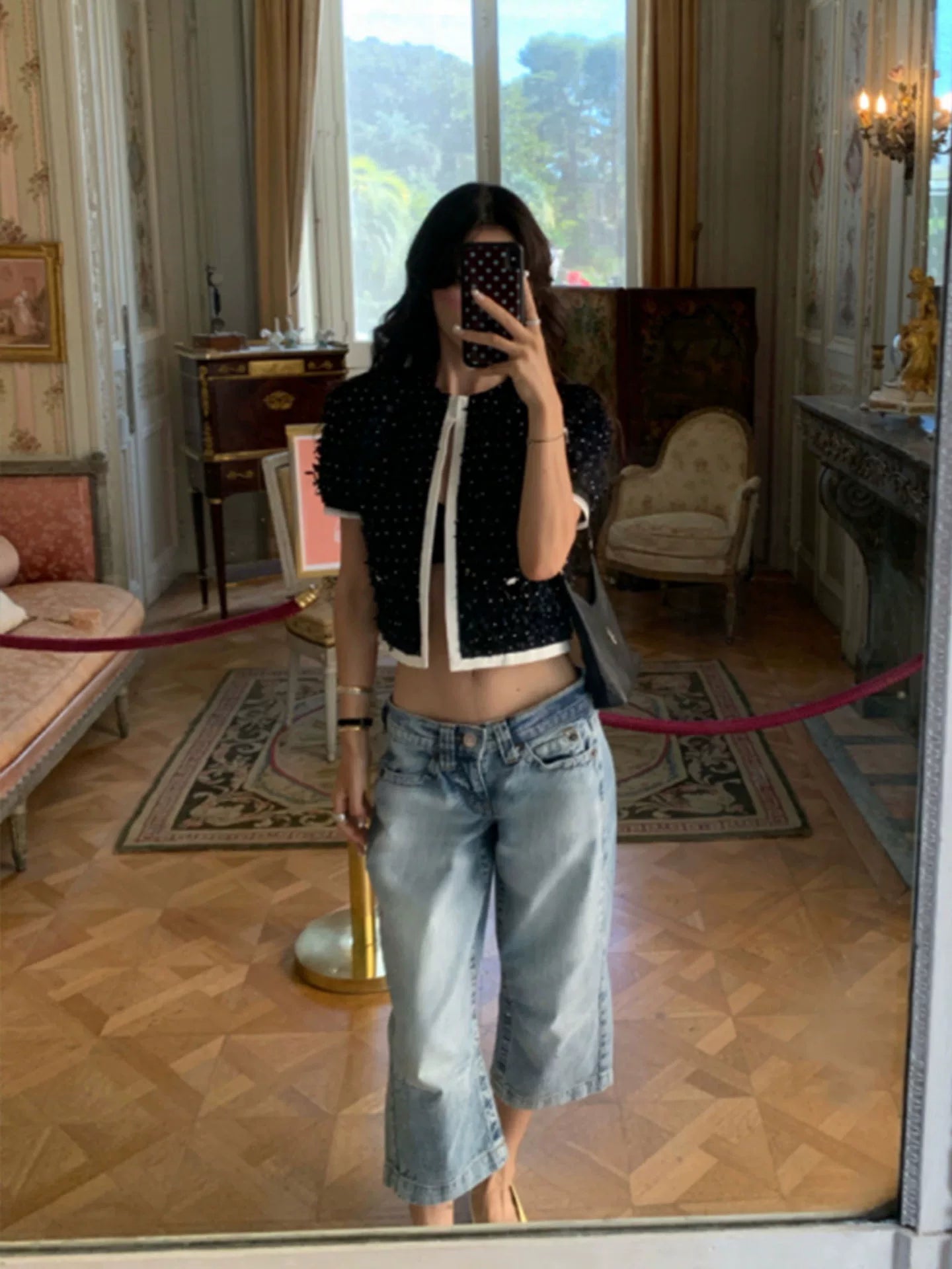 IMSORRY | Capri Denim Pants