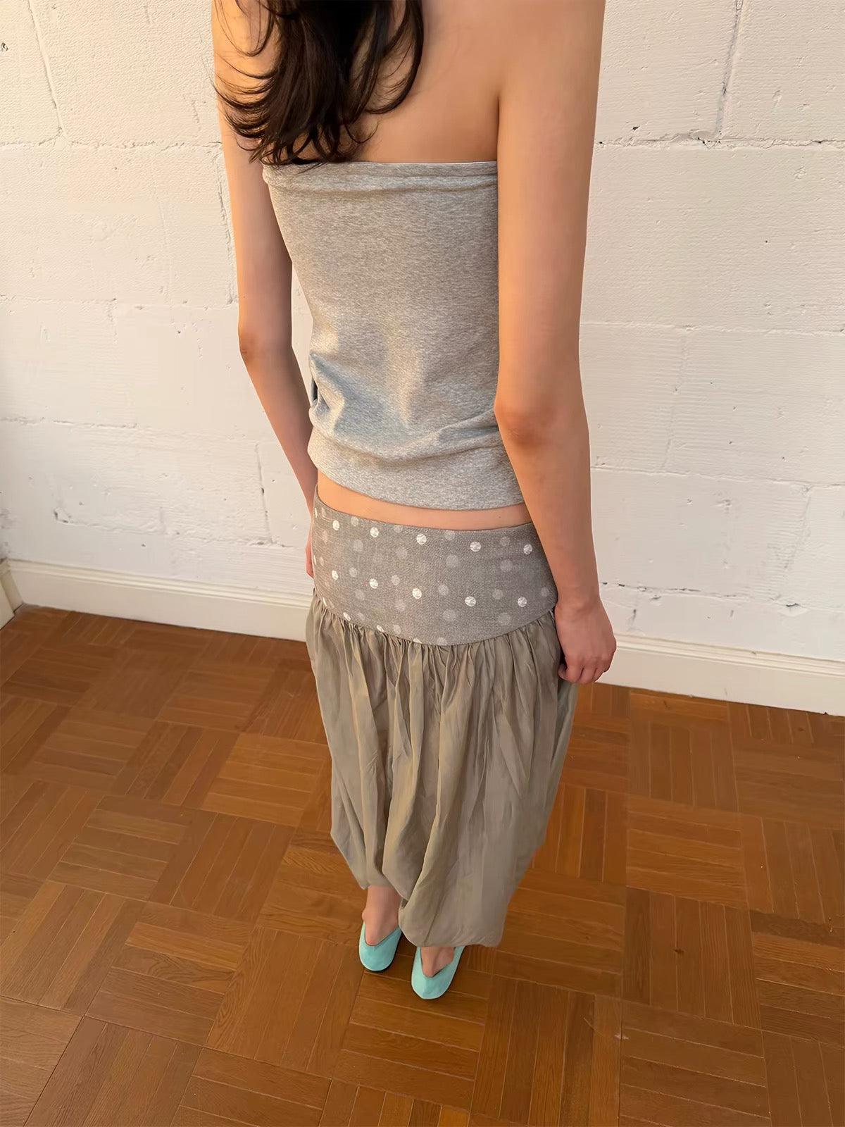That’s Neat | “Wavepoint” Polka Dot Skirt Pants
