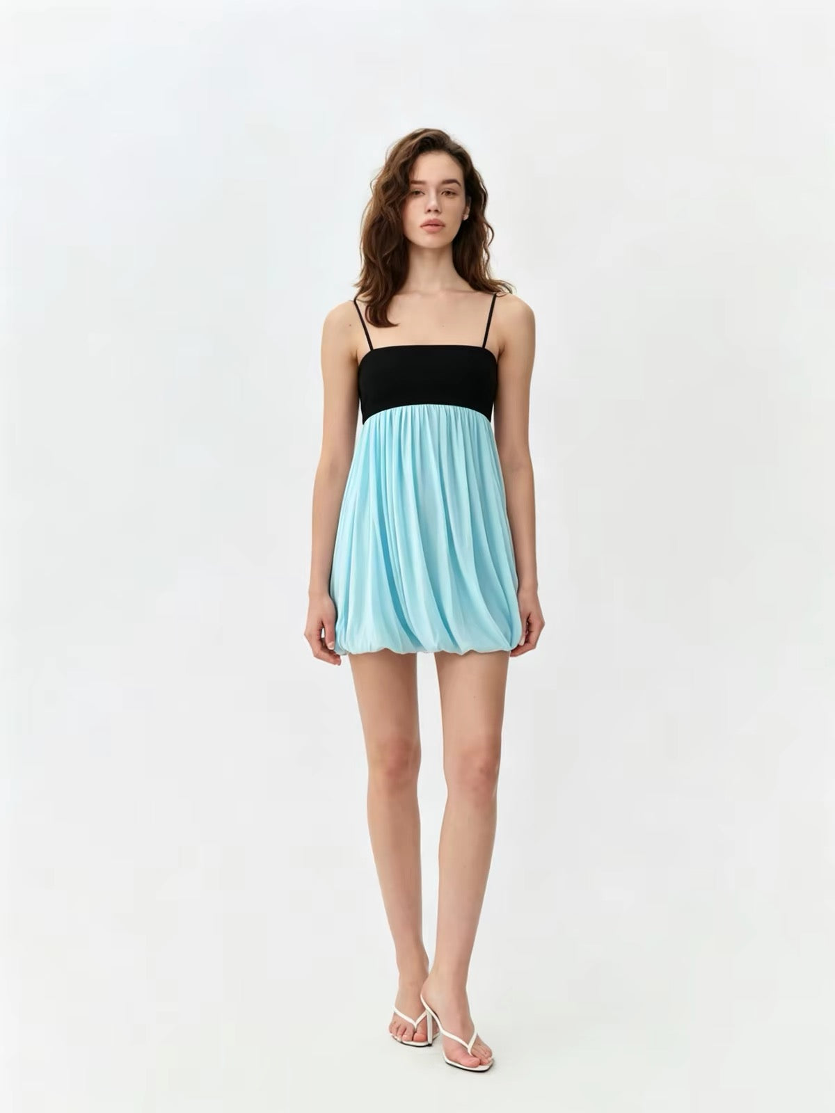 SOFTROZEE | Cloud Pop Bubble Mini Dress