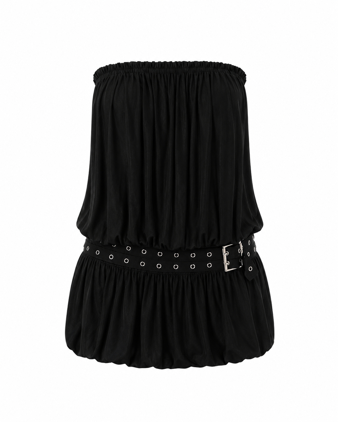 NO INFO | Luca Strapless Bubble Mini Dress