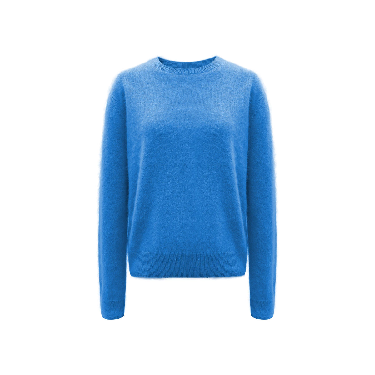 Silk Cashmere Wool Crewneck Sweater