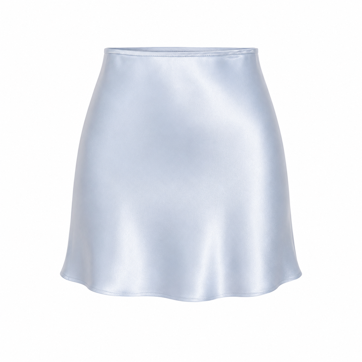 Elle | Acetate Bias-Cut Mermaid Mini Skirt