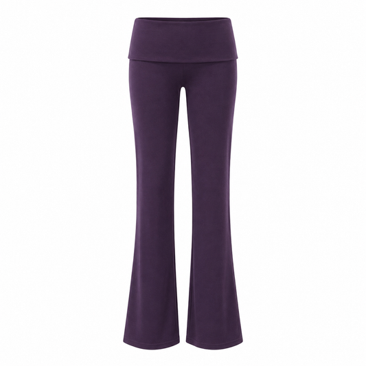 Elle | Angel Wing Sequin Low-Rise Flare Pants