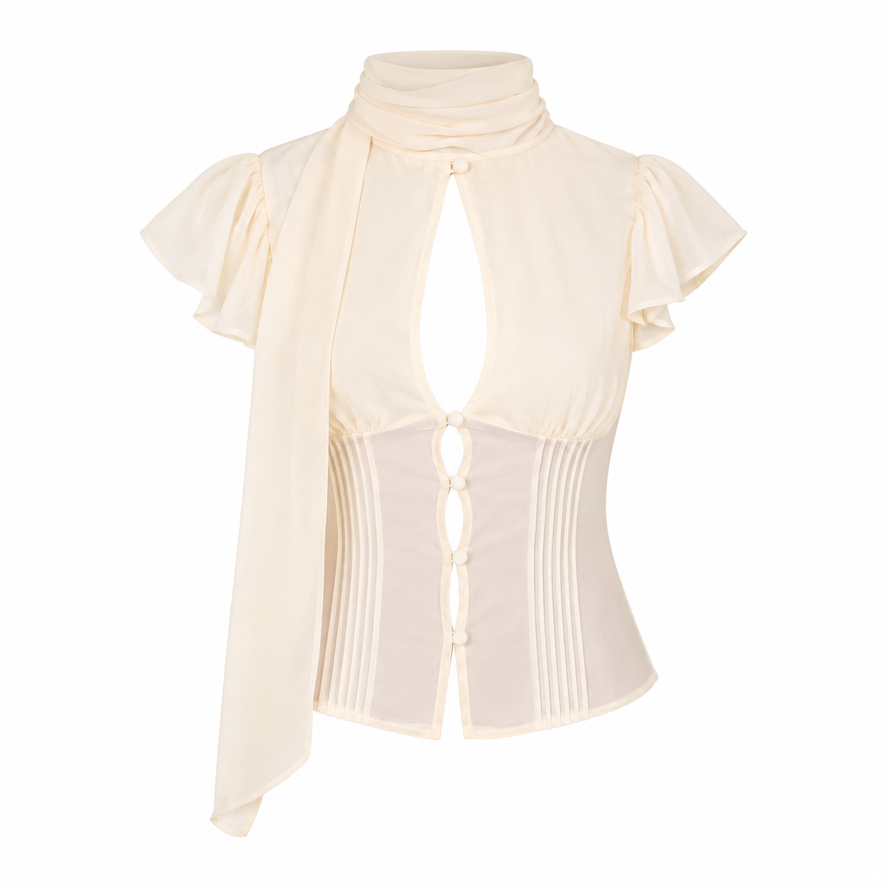 Elle | Ara Scarf Corset Top