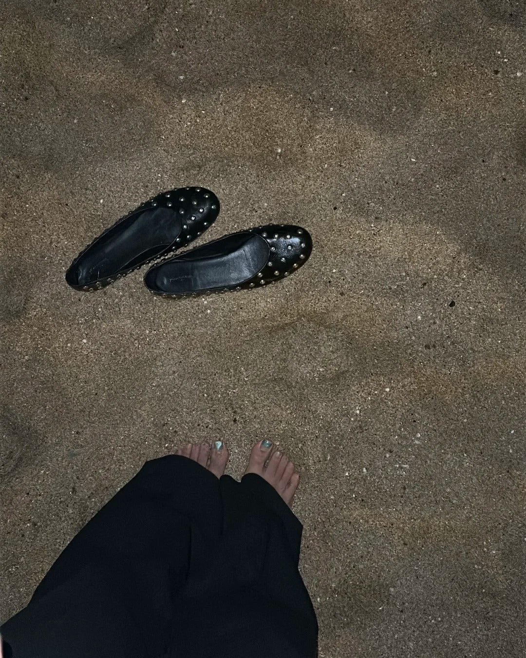 Elle | Bailarina Studs Ballet Flats