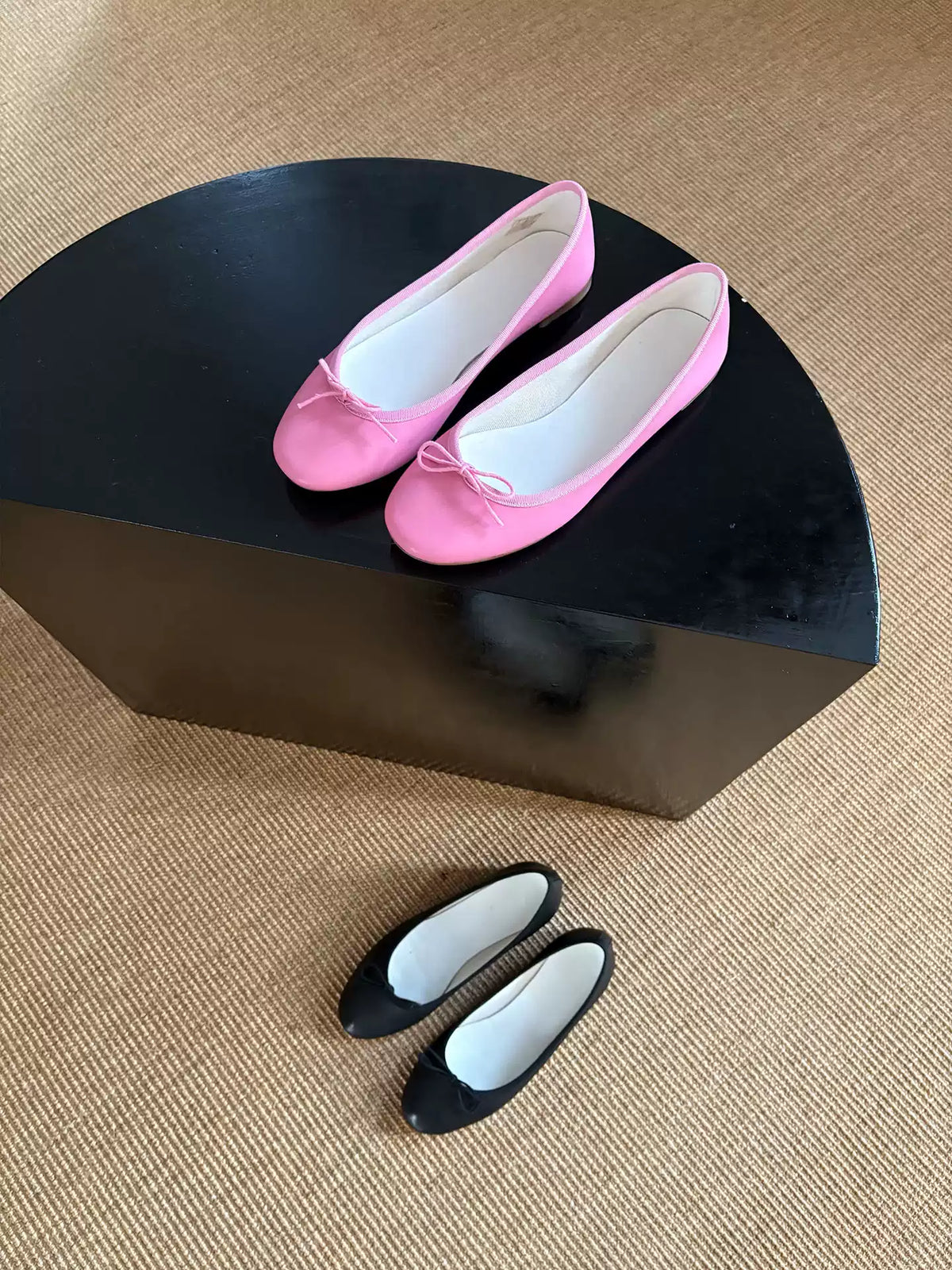 Ballet Bow Leather Flats