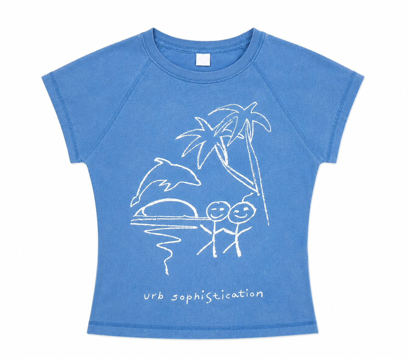 Elle | Beach Doodle Washed Tee