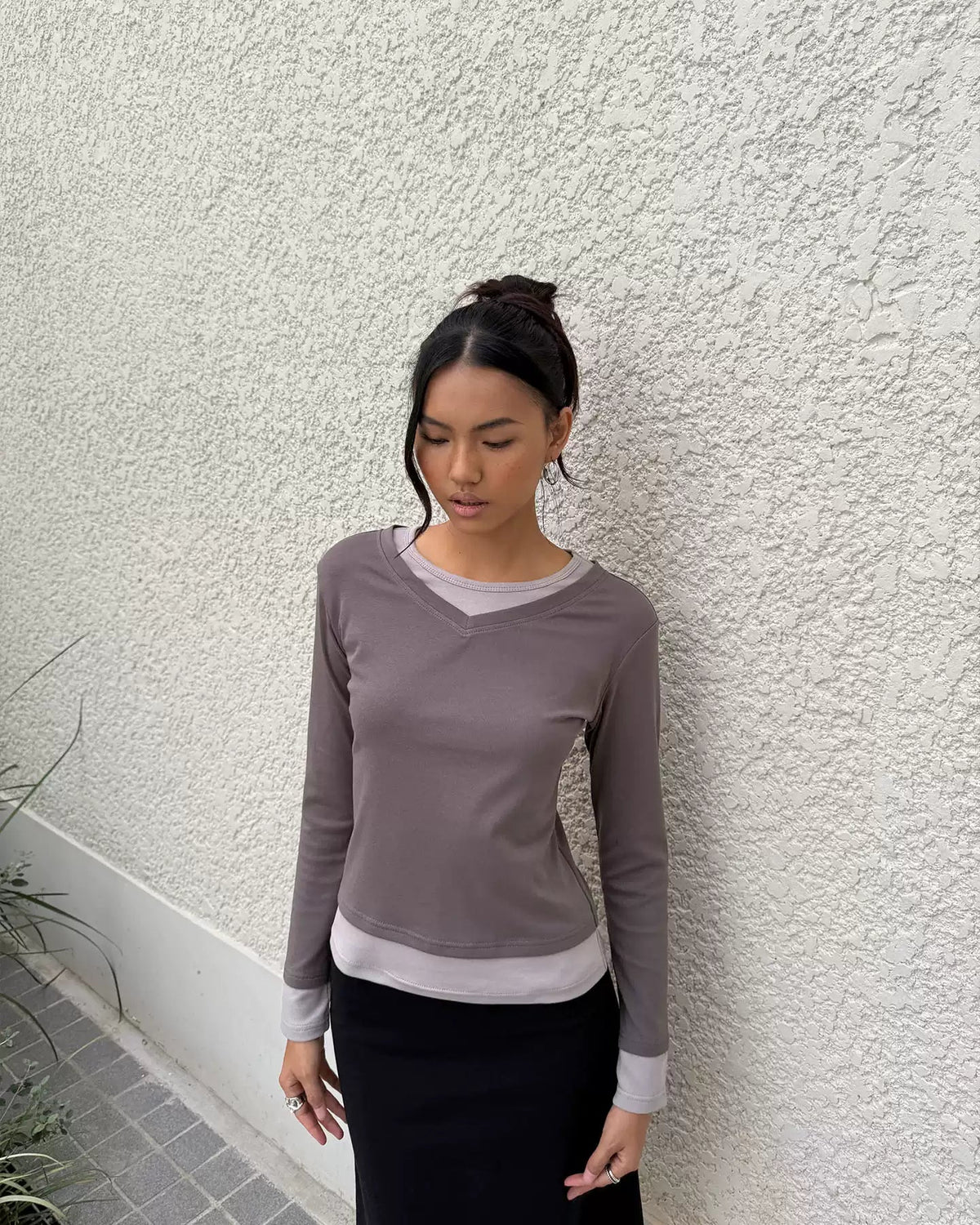 Layered Long Sleeve Tee