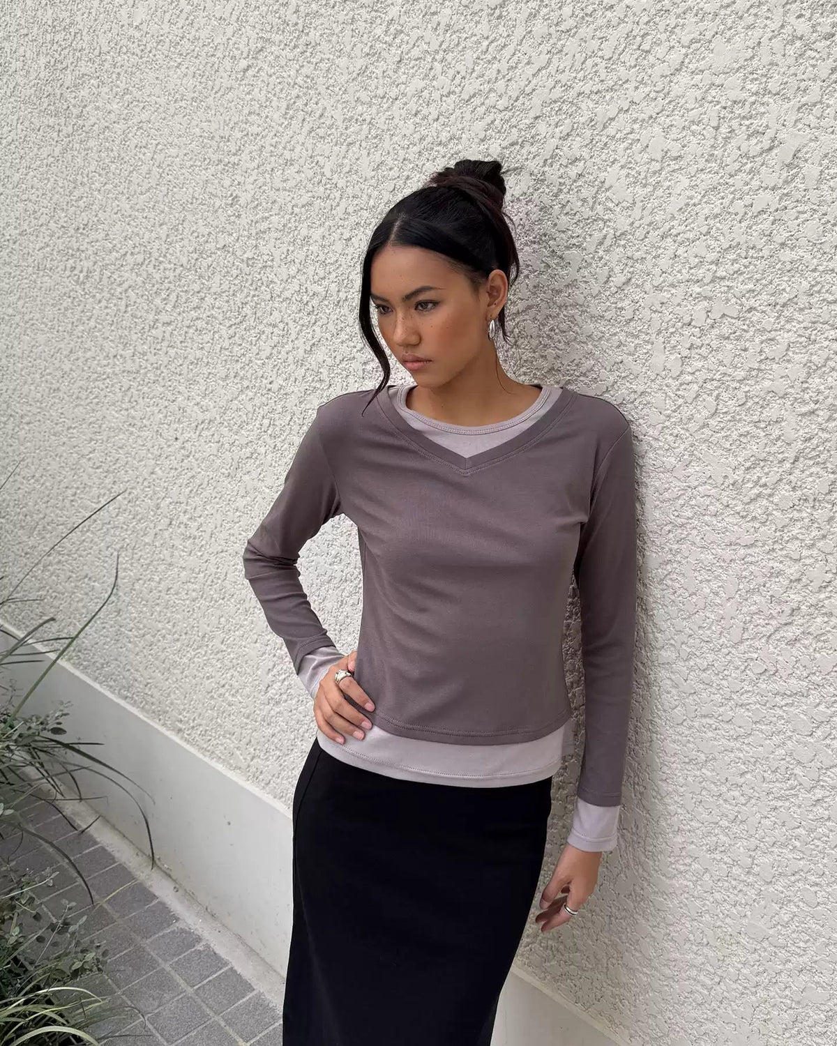 Layered Long Sleeve Tee