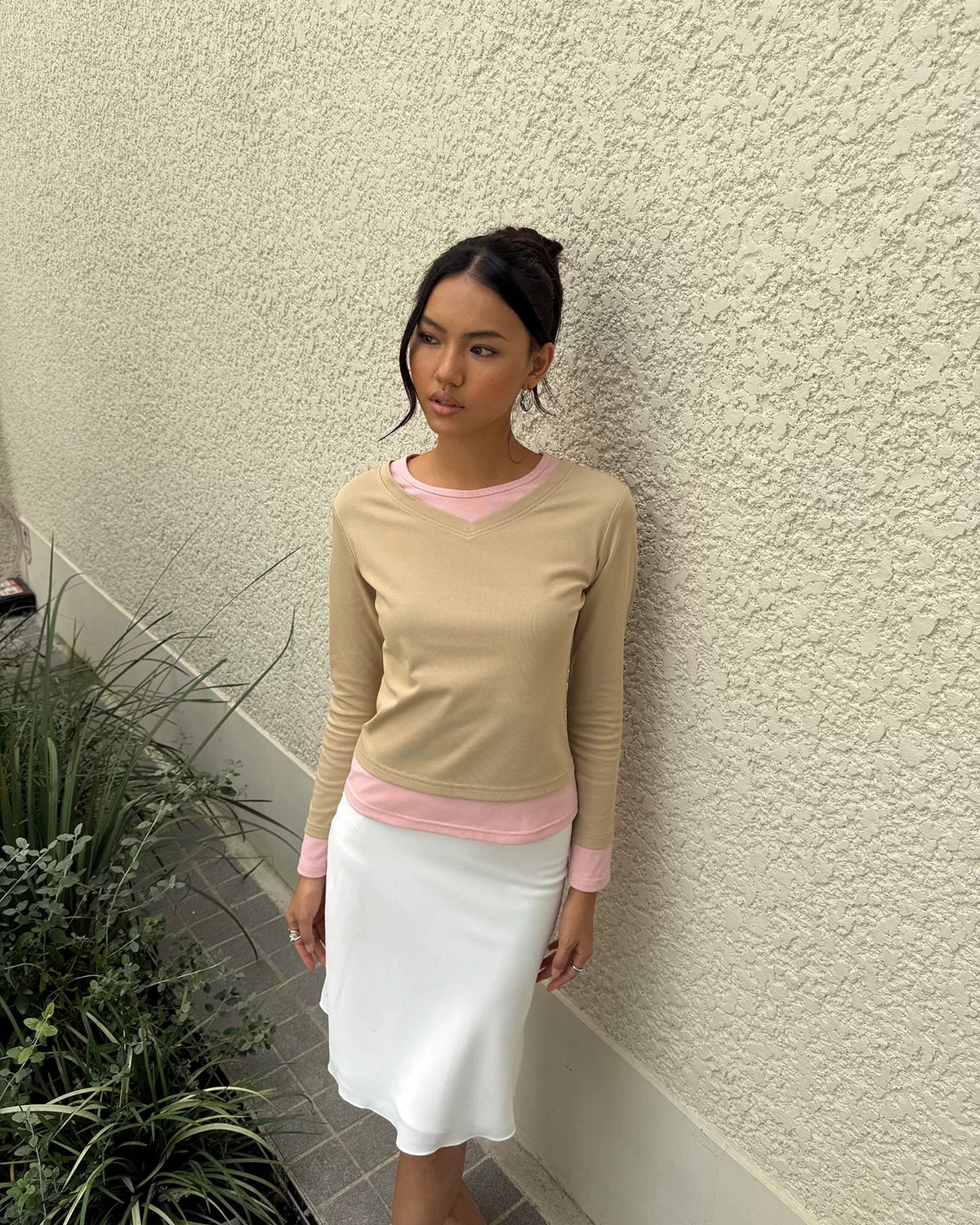 Layered Long Sleeve Tee