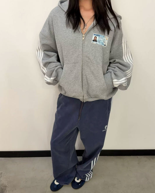 Mila Washed Stripe Track Pants