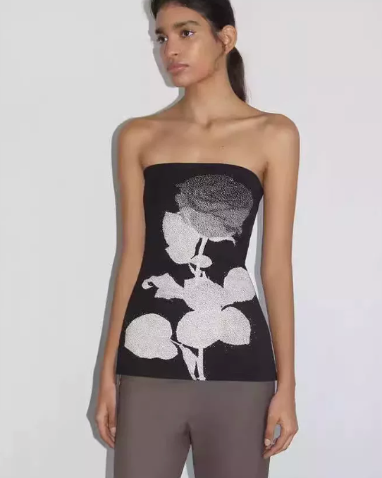 NoInfo | Candice Rose Tube Top