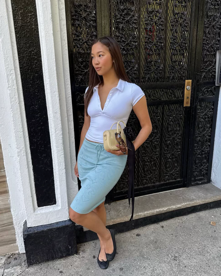 Elle | Polo Baby Tee
