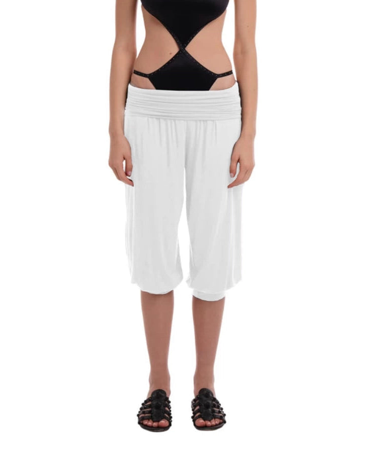 Elle | Charli Foldover Ruched Capri Pants