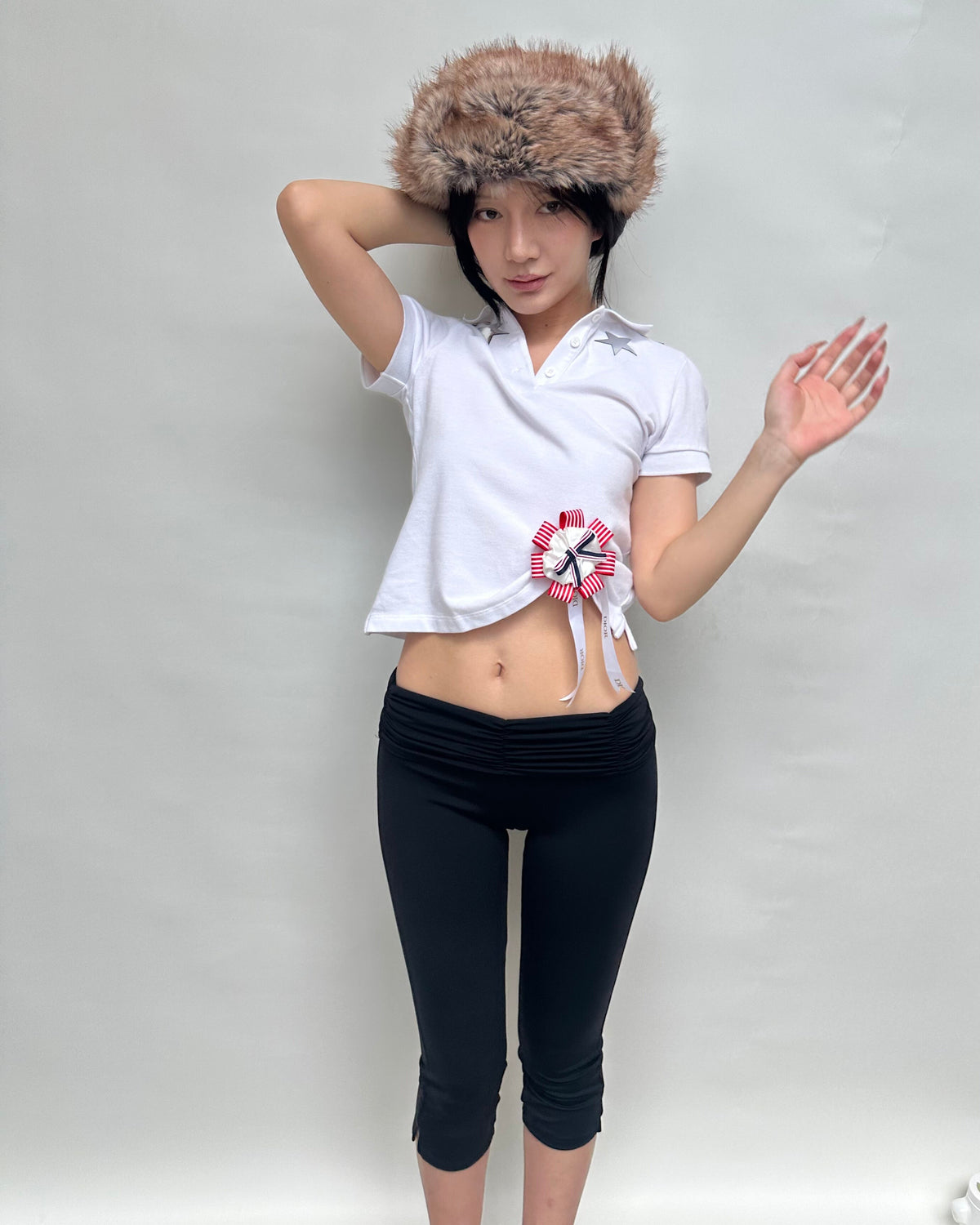 Cloud Foldover Capri Leggings
