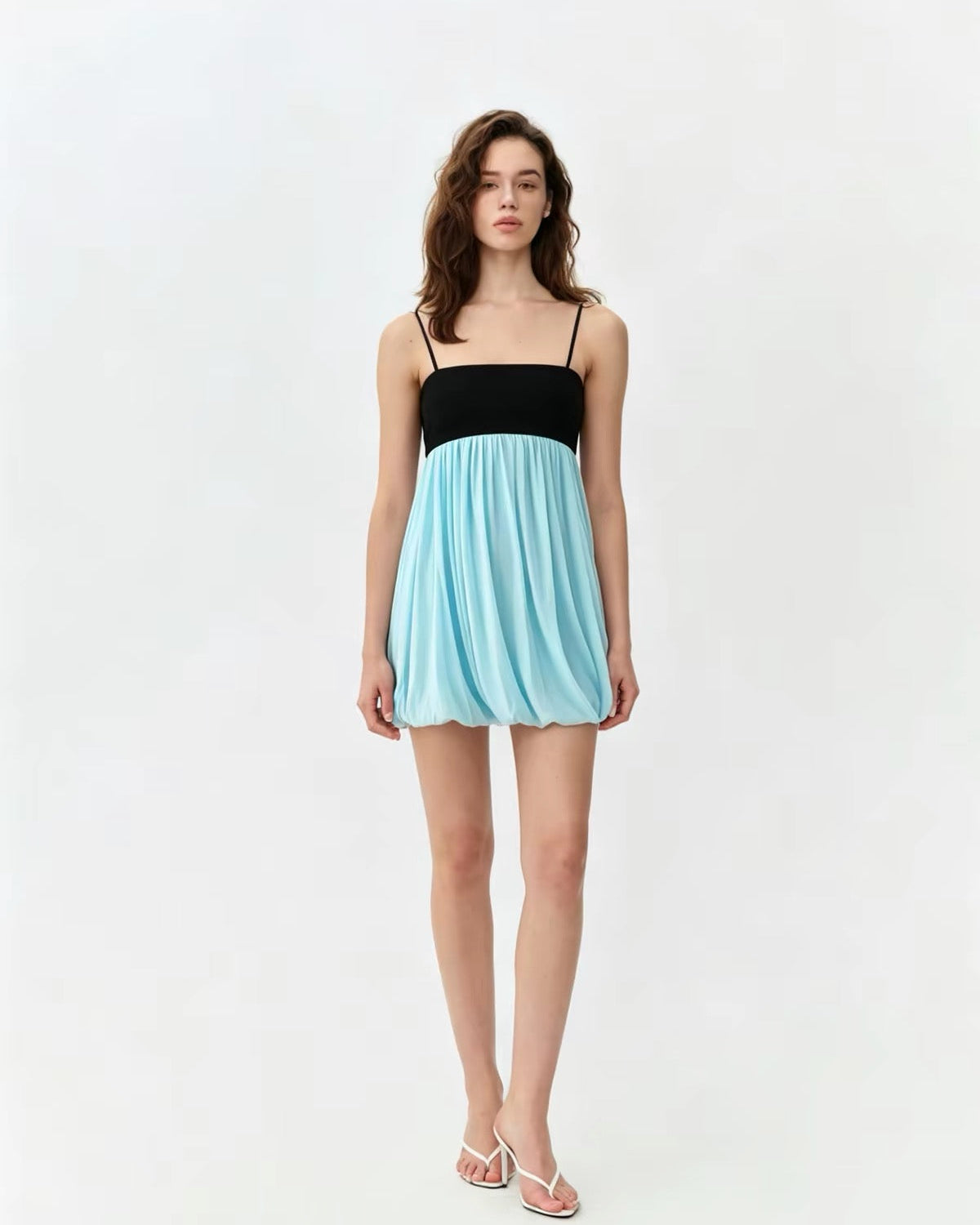SOFTROZEE | Cloud Pop Bubble Mini Dress