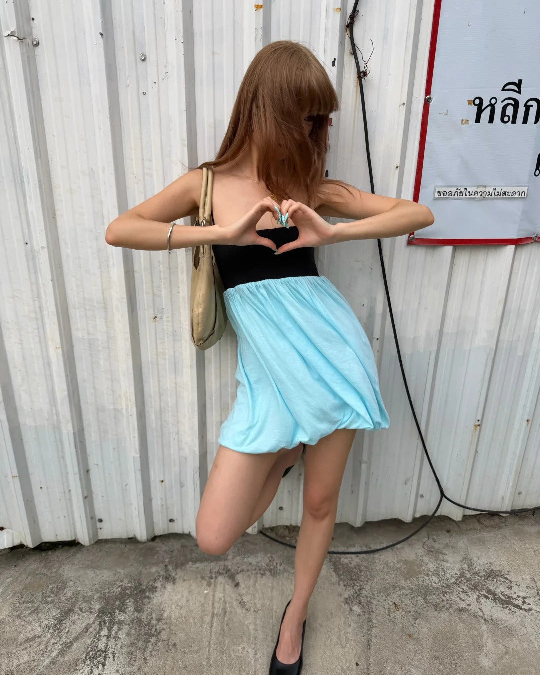 SOFTROZEE | Cloud Pop Bubble Mini Dress