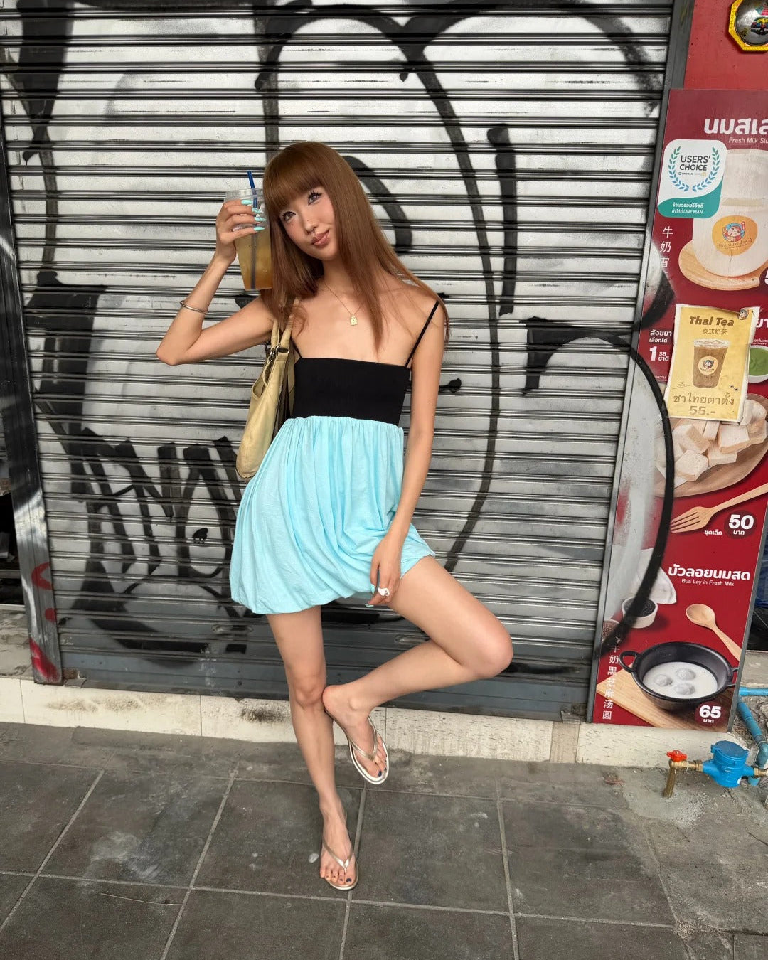 SOFTROZEE | Cloud Pop Bubble Mini Dress