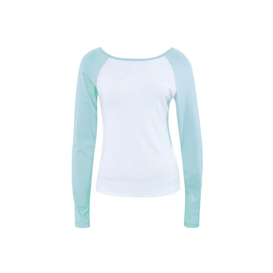 Cloudline Contrast Wool Raglan Top