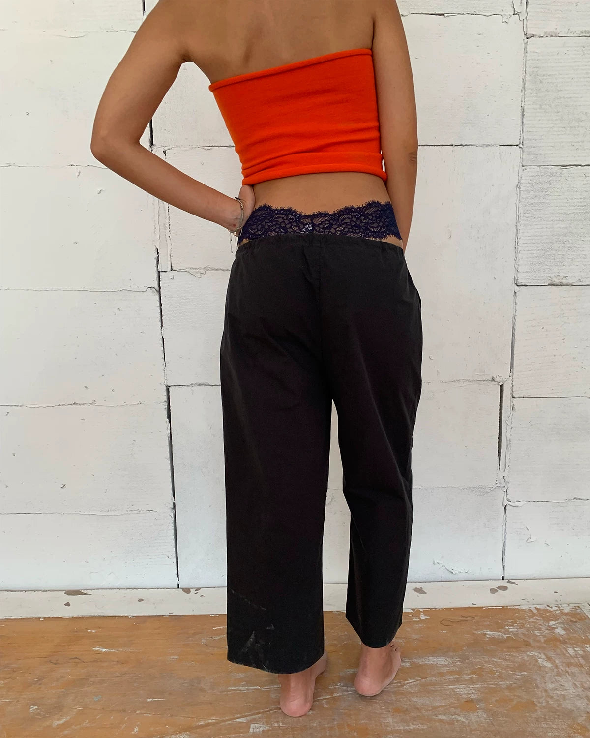 Elle | Coastal Cotton Drawstring Cropped Pants