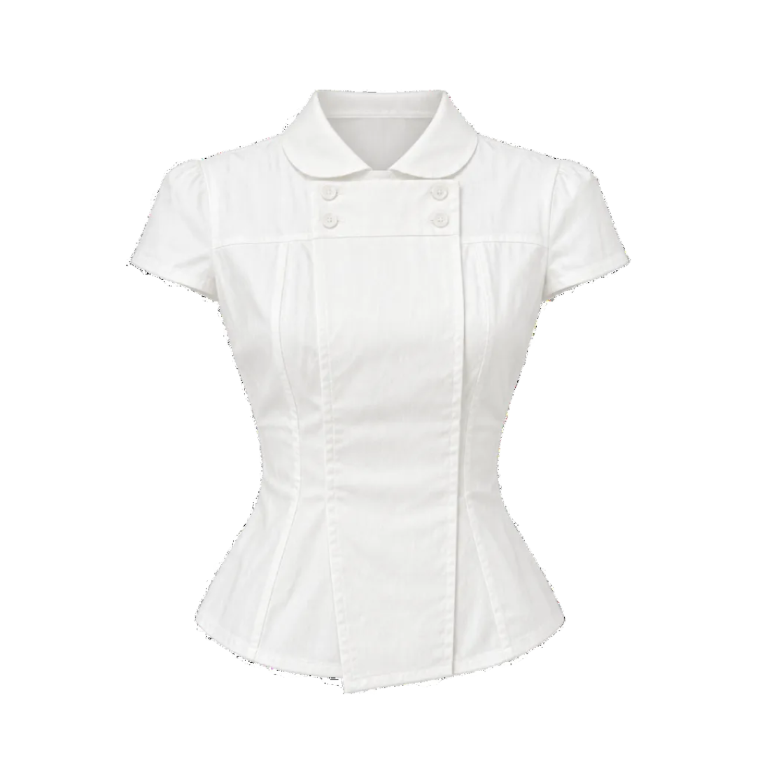 Colette Sculpted Collar Shirt