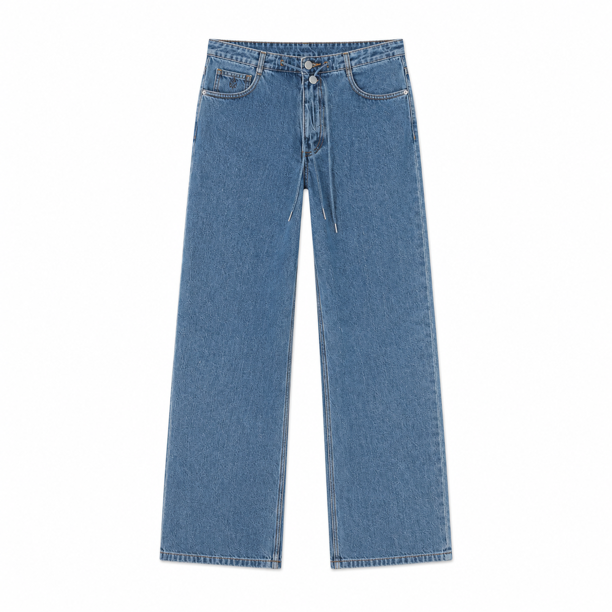 Elle | Cool Low-Rise Drawstring Jeans