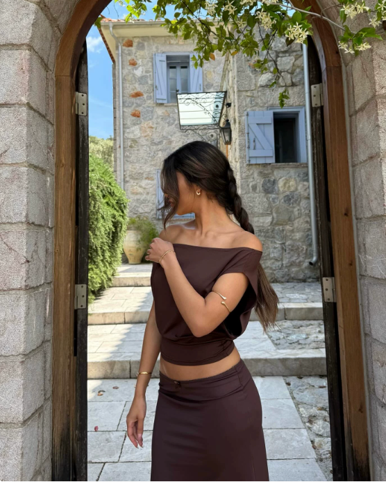 Elle | Aria Off Shoulder Modal Set