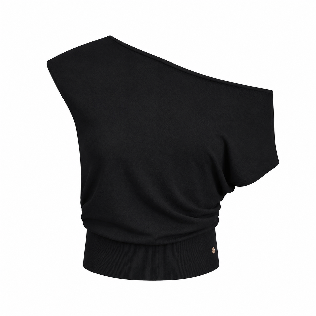 Elle | Asymmetric Off-Shoulder Knit Top