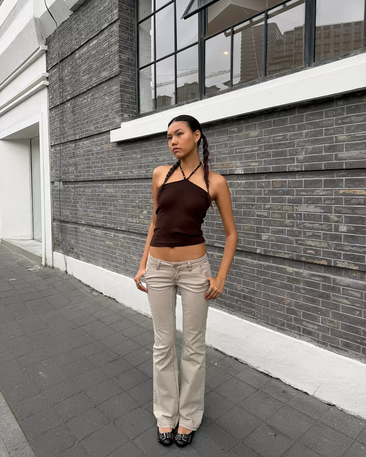 Elle | Back to 2000s Low Rise Flared Pants